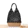 College Style New Hollow Oulder Wen Bag Grid Straw Bag Portable Leire Travel Vtion Beach Bag