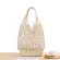 College Style New Hollow Oulder Wen Bag Grid Straw Bag Portable Leire Travel Vtion Beach Bag