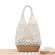 College Style New Hollow Oulder Wen Bag Grid Straw Bag Portable Leire Travel Vtion Beach Bag