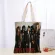 Custom Guns N Roses Tote Bag Women Canvas Fabric Bags Eco Reusable NG Bags Traveg Beach Ca Useful Oulder Bag