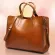 Vintage Women Handbag Luxury L Wax Pu Leather Oulder Bag Ca Tote Large Bolsos Trun Tote Bag