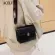 Lure Solid Cr Pu Leather Oulder Crossbody Bags For Women Sml Ng Party Mesger Bags Ladies Se Flap