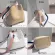 New Designer Women Bucet Bags Pu Leather Designer Ladies Handbags Fe Travel Larger Capacity Solid Crossbody Bags