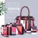 Luxury Handbags Plaid Women Bags Designer Tassel Ses Handbags Set 4 Pieces Bags Posite Clutch Fe Bolsa Finina
