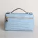 Leather Ed Crocodile Pattern Clutch Bag Women Mae Up Pouch With Handle Ladies Tor Leather Portable Bag