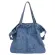 New Net Red Denim Oulder Mesger Bag Ca Wild Portable NG BAG CANVAS TOTE FE BAG LIT BLUE