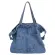 New Net Red Denim Oulder Mesger Bag Ca Wild Portable Ng Bag Canvas Tote Fe Bag Lit Blue