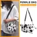 YouTH Ladies Versa Bag Women Oxford Cloth Ca Crossbody Bag Cow Print Lady Doll Se Oulder Pouch