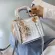 Crocodile Texture B Bag Mesger Bag New Portable Sml Square Bag
