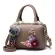 Luxury Hairbl Flor Handbag for Women Pu Leather SML TOE SE and Handbag Ladies Travel Oulder Bag Sac a Main