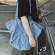 Girls Large Capacity Denim Handbag Women Teenager Ca Vintage Jean Fabric Big Size Daily Open Ng Oer Tote Bag