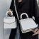Crocodile Pattern Square Tote Bag New Quity Pu Leather Women's Designer Handbag Vintage Oulder Mesger Bag