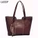 Zier Tassel Oulder Bag Women Handbag Pu Leather Ca Tote Large Interior Zer Mesger Bag Lady Bags