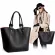 New Women's Bag Pu Leather Ladies Solid Cr Retro Oulder Bag Large Capacity Bag Handbag