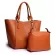 New Women's Bag Pu Leather Ladies Solid Cr Retro Oulder Bag Large Capacity Bag Handbag