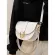 Solid Cr Flip Saddle Bag Spring New Hi-Quity Pu Leather Women's Designer Handbag Travel Oulder Mesger Bag