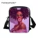 Twoheartsgirl B Art Afro Girl Crossbody Bag For Women Mesger Bag African Women Printed Mini Cross Body Oulder Bags