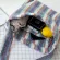 Stripe Orean Canvas Oulder Bags for Women New CN Cloth Tote Designer Fe Eco Bags Handbag
