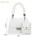 Popular Fe Daily Bag 2 in 1 Stripe Pu Leather Crossbody Bag Women Oulder SE With Round SE