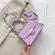 Popular Fe Daily Bag 2 in 1 Stripe Pu Leather Crossbody Bag Women Oulder SE With Round SE