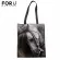 Forudesigns Women -Handle Bag Horse Print Oulder Bag For Teenager Girls Travel Storage Pge Bag Large Tote Bolsa
