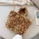 TAMARA WINTER NEW OULDER BAG FE PARD BAG CHAIN ​​LARGE H Winter Handbag Mesger Bag Soft Warm Fur Bag