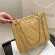 Square Handbags For Women Chain Chain Strap Pu Leather Oulder Bag Solid Cr Rhombus Plaid Lady Crossbody Bag SML SE