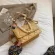 Luxury Texture Bag Fe Mer New Trendy Pearl Portable Square Bag Net Red Foreign Air Chain Mesger Bag