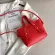 PU Hard Rivet Fe Handbags New B Red Yellow Girls Single Oulder Bags Brand Women Crossbody Bags