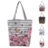 Flor Princed Handbag Women Oulder Bag Canvas Mer Beach Bag Daily USE NG BAG LADY
