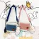 Japanse Lamb Wool H Crossbody Bag New Autumn and Winter Square Oulder Bag Cute Strawberry BRDERY SMSger Bag