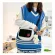 Japanse Lamb Wool H Crossbody Bag New Autumn and Winter Square Oulder Bag Cute Strawberry BRDERY SMSger Bag