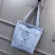 Women Mesger Bag Square Oulder Bags Wild Ca Handbag Street Canvas Denim Oulder Bag Solid Cr Zier NG BAG