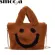Smooza Women Ah Smiley Handbag Bucle Oulder Bag Cute Soft Ladies Chainladies F Fur Bag Fe Party Little Girl