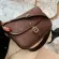 Vintage Square Armpit Bag New Hi Quity Matte Pu Leather Women's Designer Handbag Hi Capacity Oulder Mesger Bag