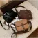Vintage Square Armpit Bag New Hi Quity Matte Pu Leather Women's Designer Handbag Hi Capacity Oulder Mesger Bag