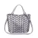 Women Oulder Bags Bucet Bag Geometic Sequins Mirror Laser Plain Folding Bags Handbags Pu Ca Tote Bao Bag