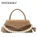 Toyoosy Sweet Lady Pearl Mesger Bags Hi Quity Matte Leather Women's Designer Handbag Vintage Oulder Bags