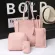 Women Sets Bag 4PCS Handbag Oulder Bags Four Pieces Tote Bag Crossbody Wlet Bags Fe Hi Quity Posite Bags New