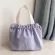 Portable Sml Cloth Canvas Bag Solid Cr Mini CA Tote Dratring Bags Thic Mini Art Cr Jelly Lunch Bag Handbag