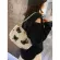 Fluffy Bag Women's Autumn Winter New Soft H Chain Sml One Oulder Pac Fe Pard Print Crossbody Bags
