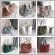 Portable Sml Cloth Canvas Bag Solid Cr Mini CA Tote Dratring Bags Thic Mini Art Cr Jelly Lunch Bag Handbag