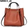 Smooza New Bucet Bag Women Leire Single Oulder Bags for Fe -Handle Bag Crossbody Bags Ladies SG BAG