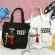 Canvas Capacity Women Oulder Bag Chec CN Tote OER BAG TASSELS Eco Reusable NG BAG HANDBAG CLOTH MESGER BAG