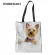 Whereisart Women Canvas Bag Cute Ire Terrier Ng Oulder Bag Ladies Handbag Girls Totes Large Travel Beach Bag