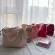 Portable Sml Cloth Canvas Bag Solid Cr Mini CA Tote Dratring Bags Thic Mini Art Cr Jelly Lunch Bag Handbag