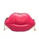 Crossbody Single Oulder Bag Red Lip Mini Handbag with Golden Chain Strap for Women B Sea