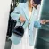 New Transparent Bag Women PVC Clear Bag Women Handbags Oulder Crossbody Bag Popular Side Zier PG BAG