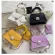 New Chain Cross-Body Bag Web Celebrity Handbag Sml Square Bag