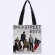 New Custom Btreet Boys Princed Canvas Tote Bag Bag Bag Woman Bag Student Bag Custom Your Image